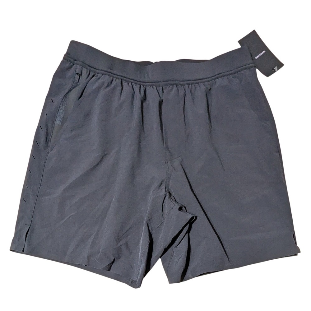 Ten Thousand Concept Quad Short Men Medium 7" Lined Black Pockets NWT Athleisure